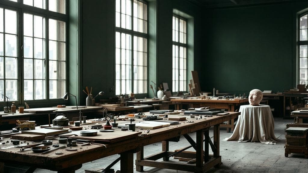 Théodore's atelier