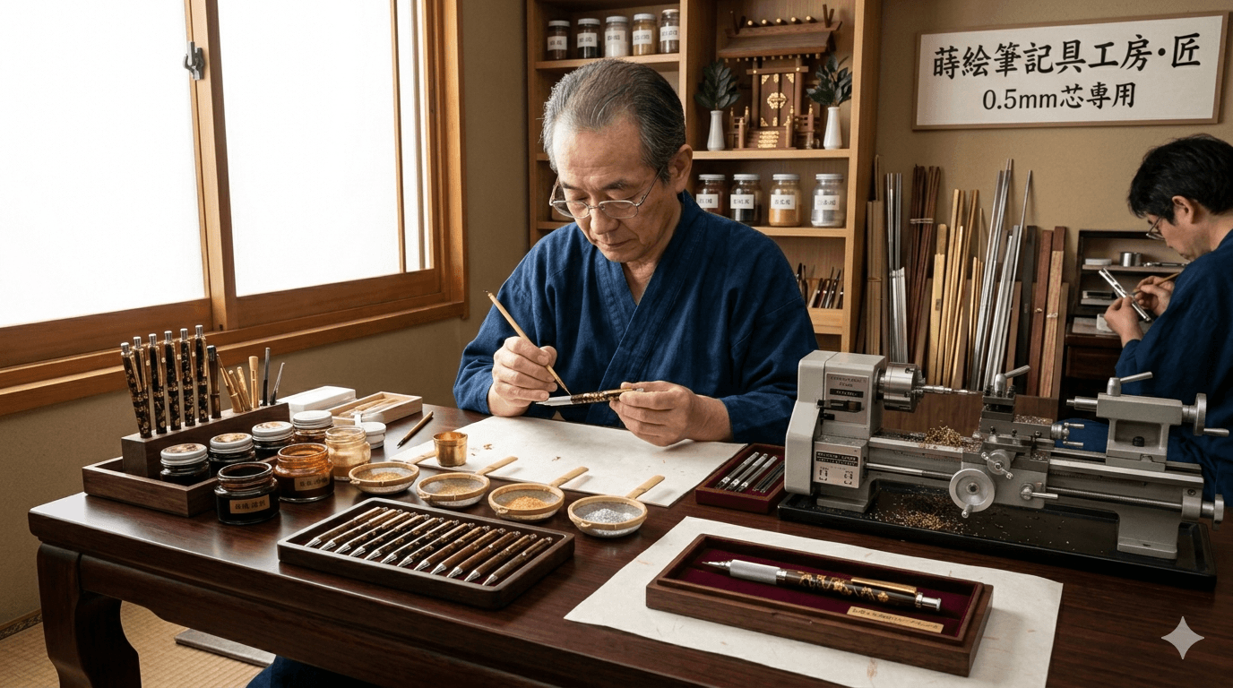 Inside the Urushibara atelier in Wajima